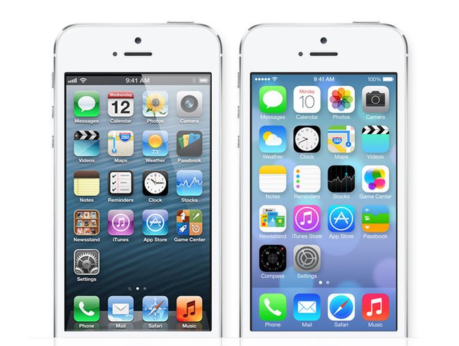 Vergleich iOS 7 vs. iOS 6: Homescreen, Icons, Safari, Wetter... 5