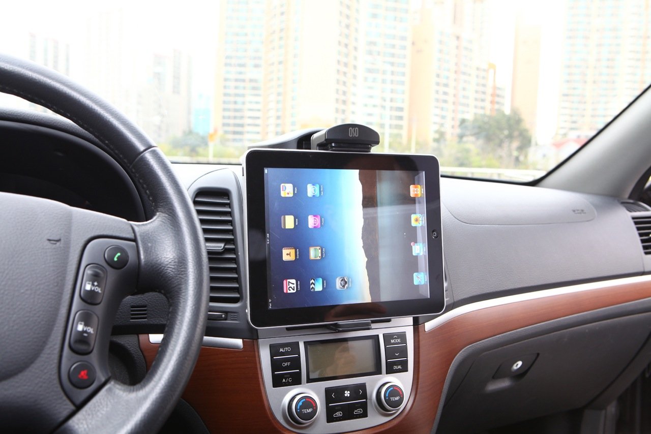 OSO Tablet Mount & 360 GRIP: iPhone & iPad (mini) Halterung fürs Auto! 3