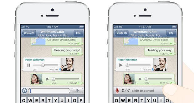 WhatsApp Update mit Push-To-Talk Sprachnachrichten! 1