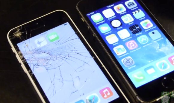 Video: Erster Falltest iPhone 5s / 5c 1