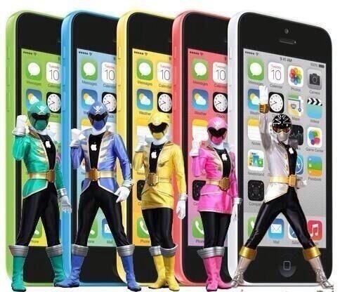 iPhone 5c Crocs & Power Rangers 6