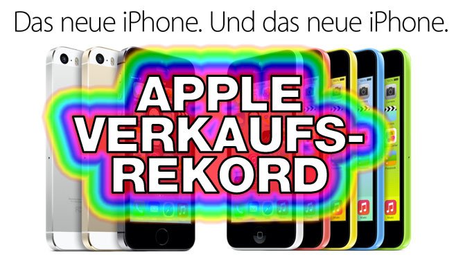 Apple bricht alle Rekorde: 9 Millionen iPhone 5s / 5c verkauft! 9
