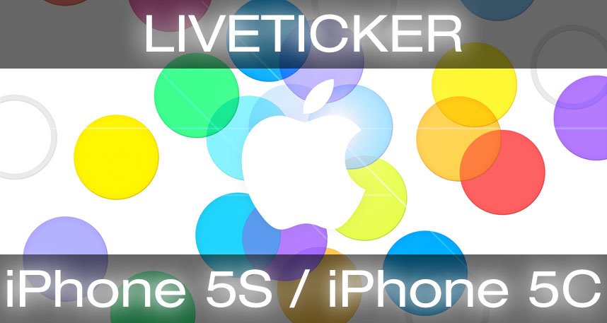 Live: Liveticker iPhone 5S 5C Keynote
