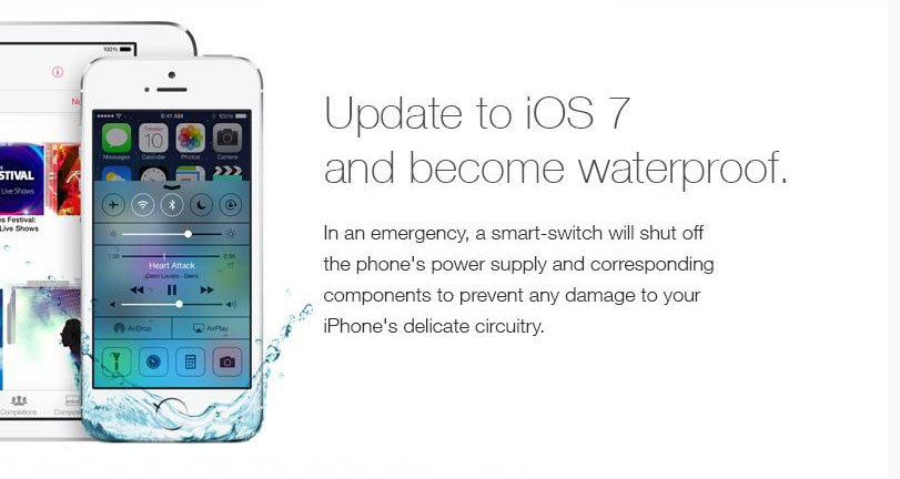 iOS 7 macht iPhone wasserdicht? 7