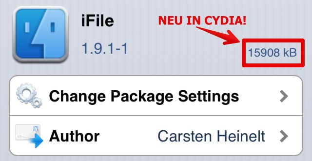 Jailbreak News: iFile für iOS 7 Update in Arbeit, Cydia mit Verbesserungen! 2