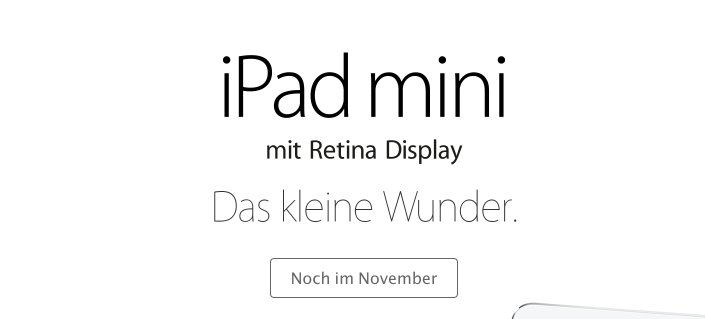 iPad Mini Retina wird das "goldene iPhone 5s" der iPads 1