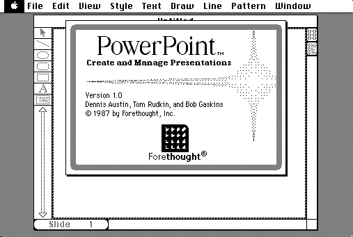 PowerPoint 1.0: zuerst auf dem Mac & kein Microsoft Produkt! 10