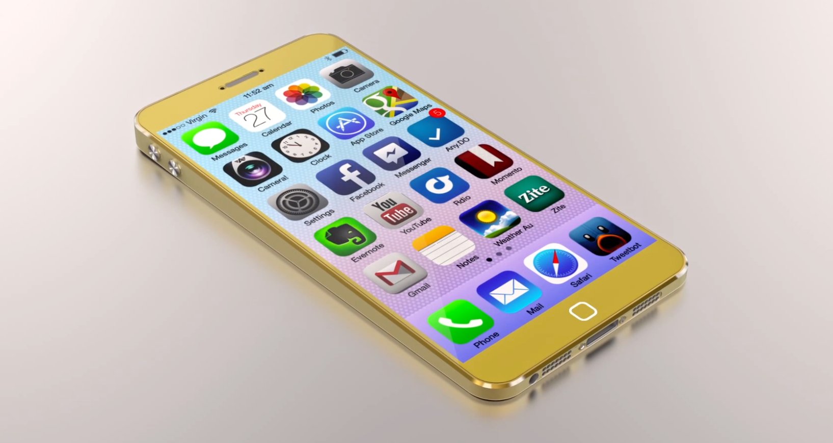 iPhone Air Konzept mit innovativem Power-Button und 4,6 Zoll Display! 7