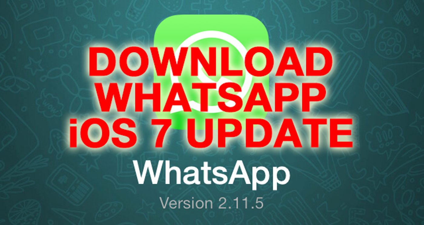 Download WhatsApp iOS 7 Update