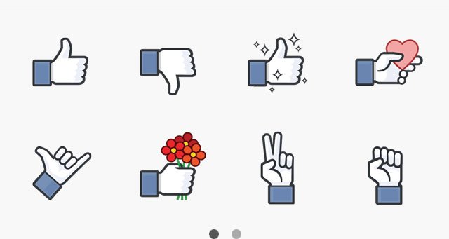 Facebook Dislike Button endlich erhältlich (Facebook Stickers) 2