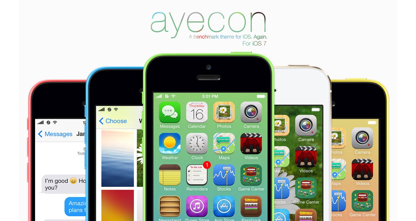 Download ayecon für iOS 7, DAS Winterboard Theme 8
