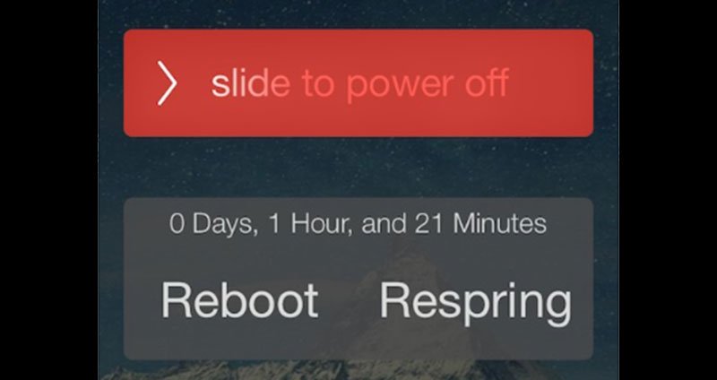 RePower Cydia Tweak: Uptime, Respring, Reboot für iPhone Power Button! 1