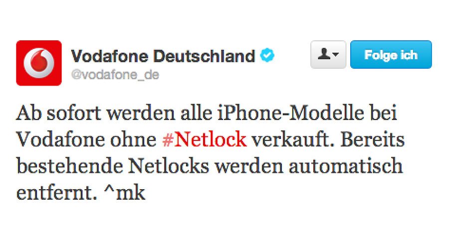 Endlich: Vodafone entfernt iPhone 5s Netlock! 1