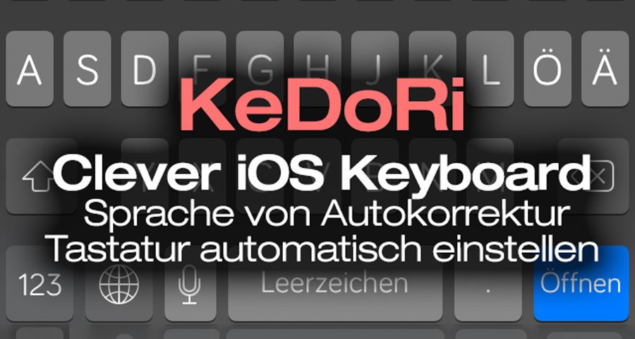 KeDoRi: Clevere automatische Spracheinstellung für Tastatur & Autokorrektur (Cydia Tweak) 8