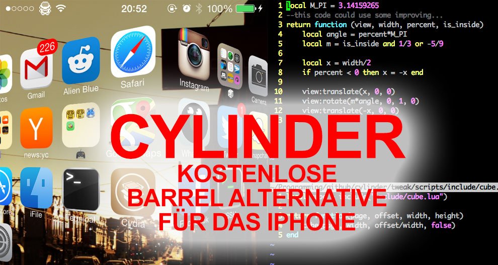 Beeindruckend: Cydia Tweak Cylinder, die bessere Barrel Alternative? 1