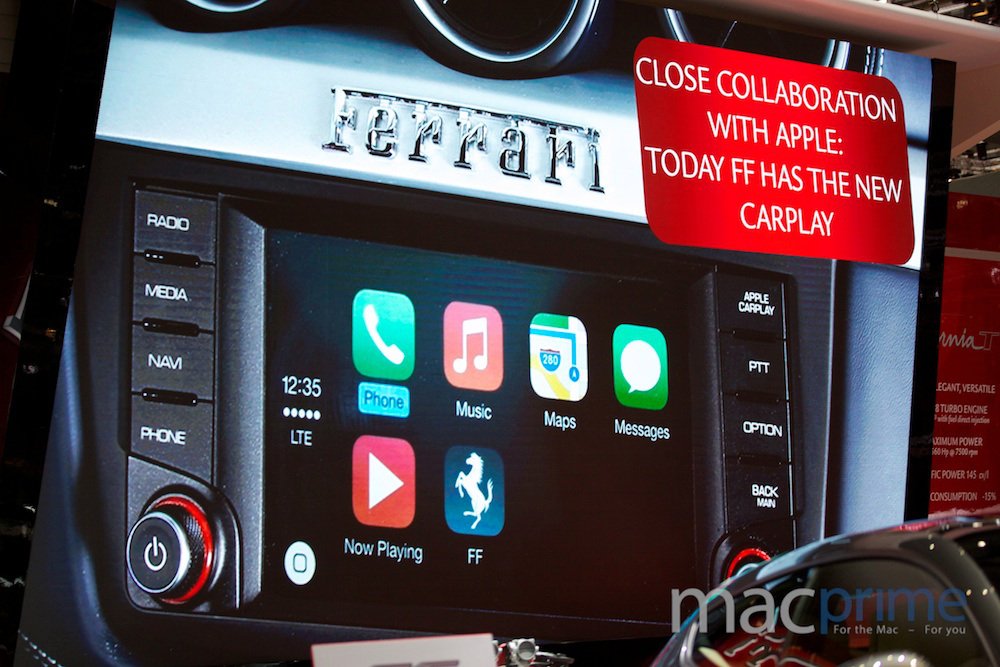 Ferrari CarPlay: Apple iOS im Ferrari FF Sportwagen! 2