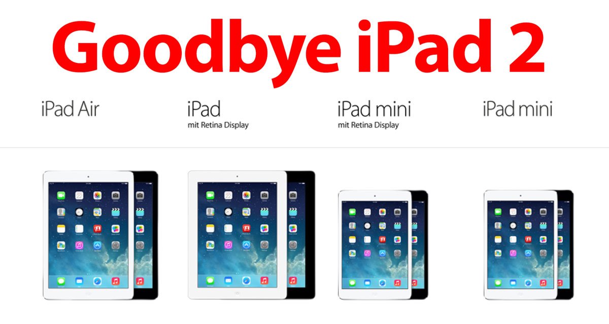 Goodbye iPad 2: iPad 4 neues Einsteiger-Modell 1