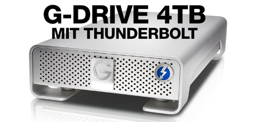 G-DRIVE 4 TB Thunderbolt Festplatte im Test (G-Technology) 1