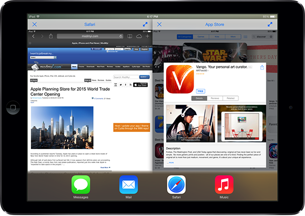 iOS 8: iPad mit Splitscreen Jailbreak Feature OS Experience? 2