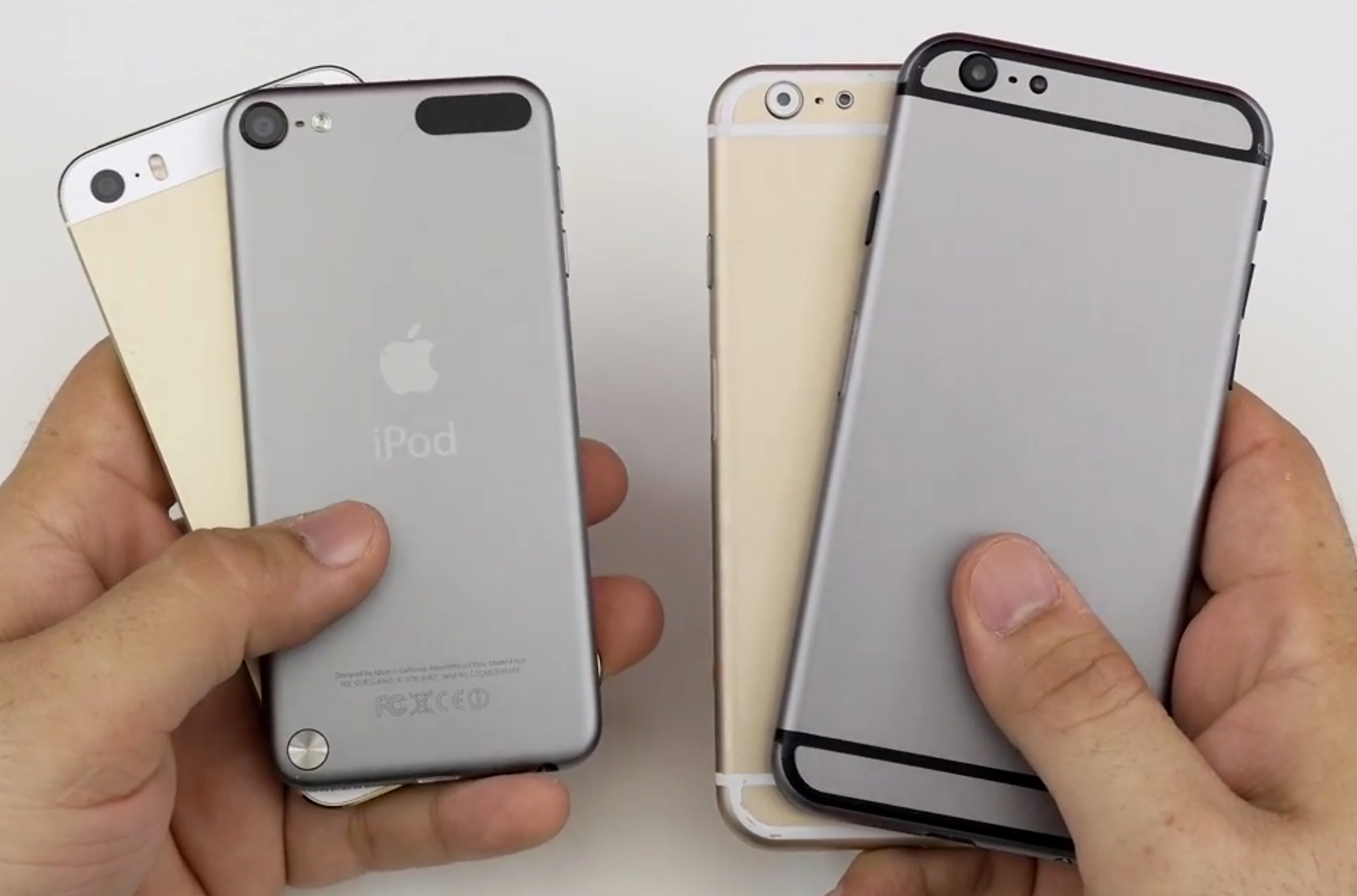 Vergleich: iPhone 6, iPhone 5s vs. Banane, gold vs. spacegrau 4