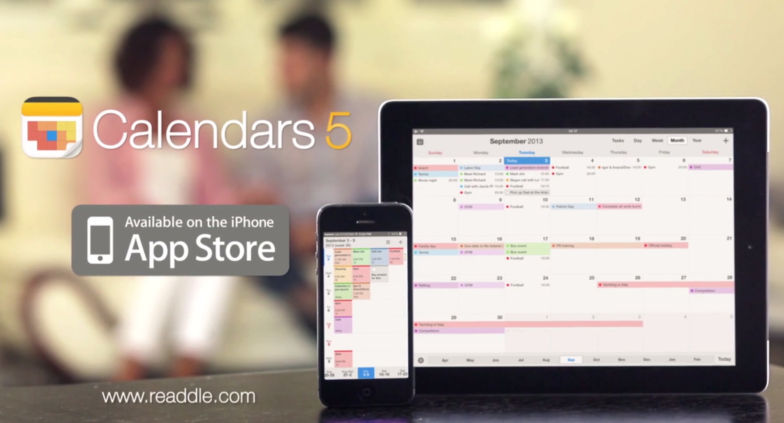 Calendars 5 kostenlos: intelligente iPhone Kalender App mit Google Sync! 2