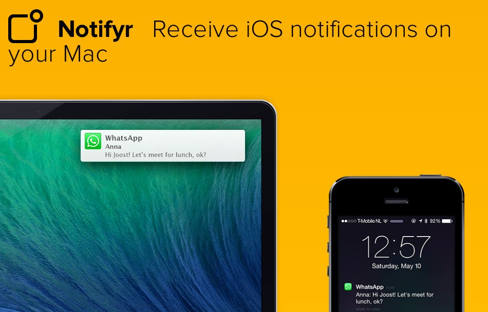 Notifyr - iPhone iMessage & WhatsApp Notifications auf dem Mac! 1