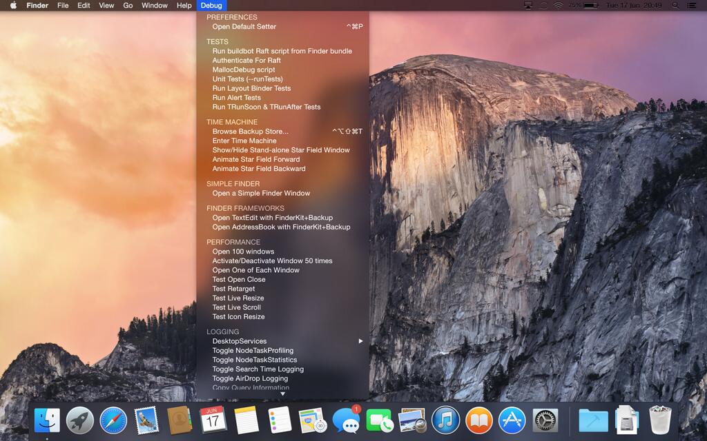 Dark Mode in OS X Yosemite aktivieren 1