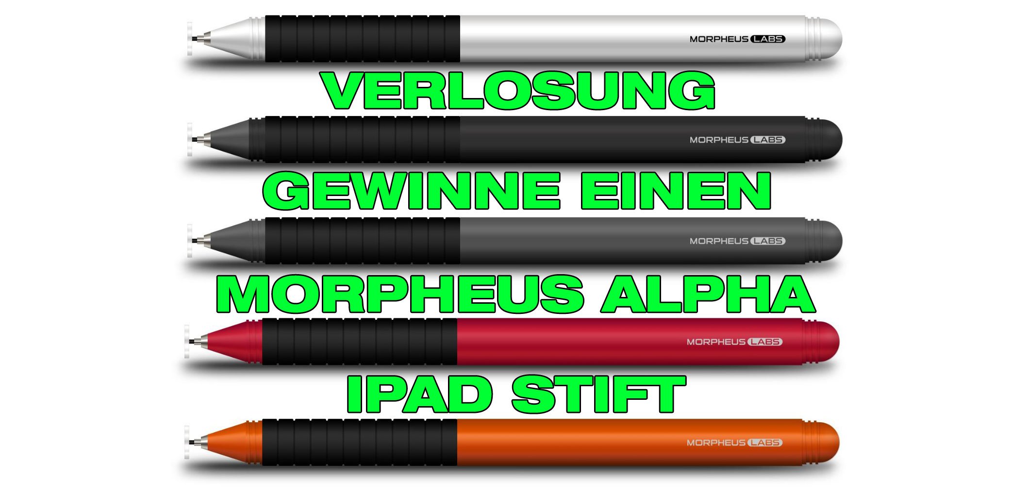 Gewinnspiel: 5 Morpheus Alpha iPad Stifte - Jetzt mitmachen! 1