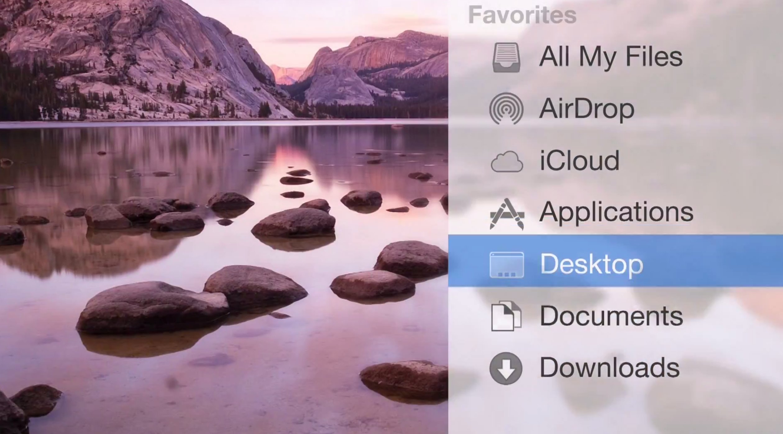Einzigartig: Apple OS X Yosemite Video 7