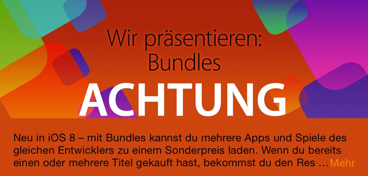 ACHTUNG: Vorsicht bei iOS 8 App Bundle Angeboten! 1