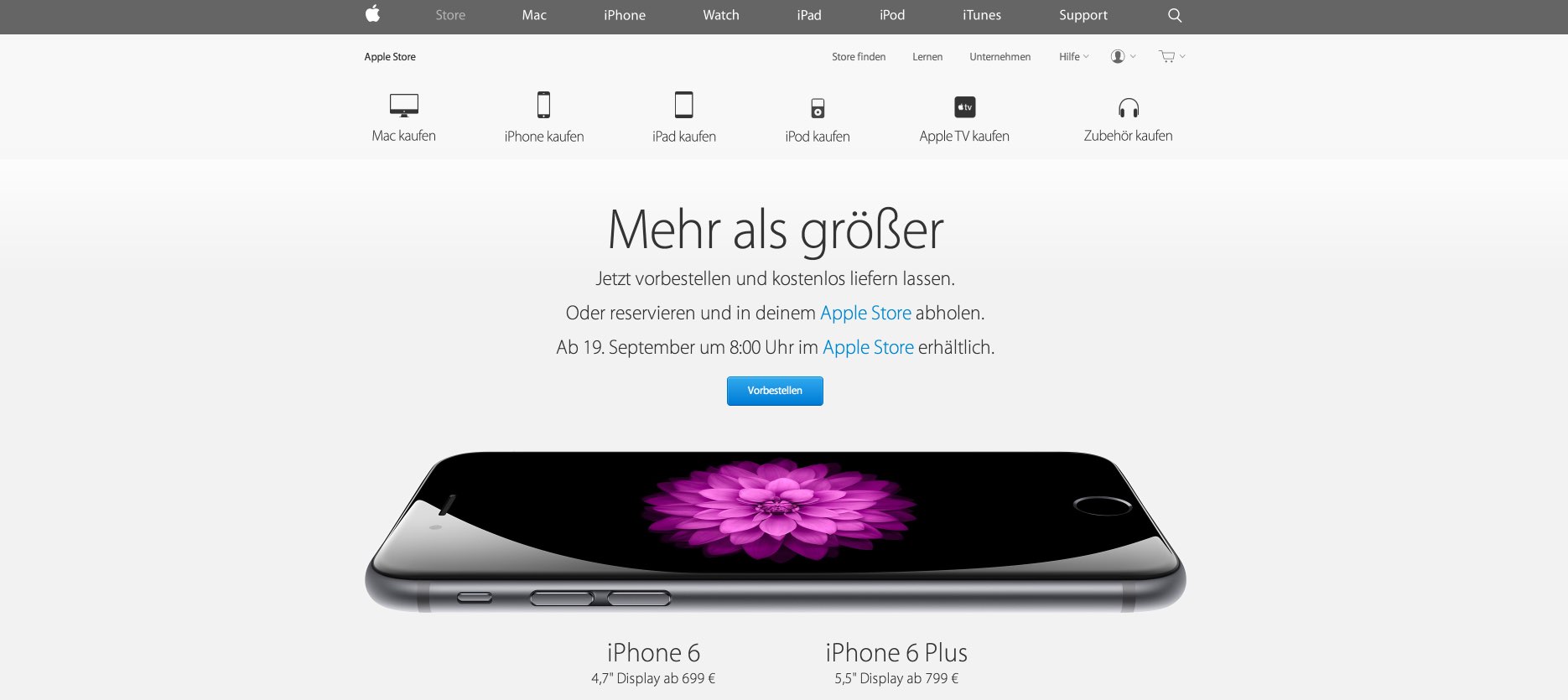 Neuer Rekord: Apple freut sich über iPhone 6 (Plus) Vorbestellung 9