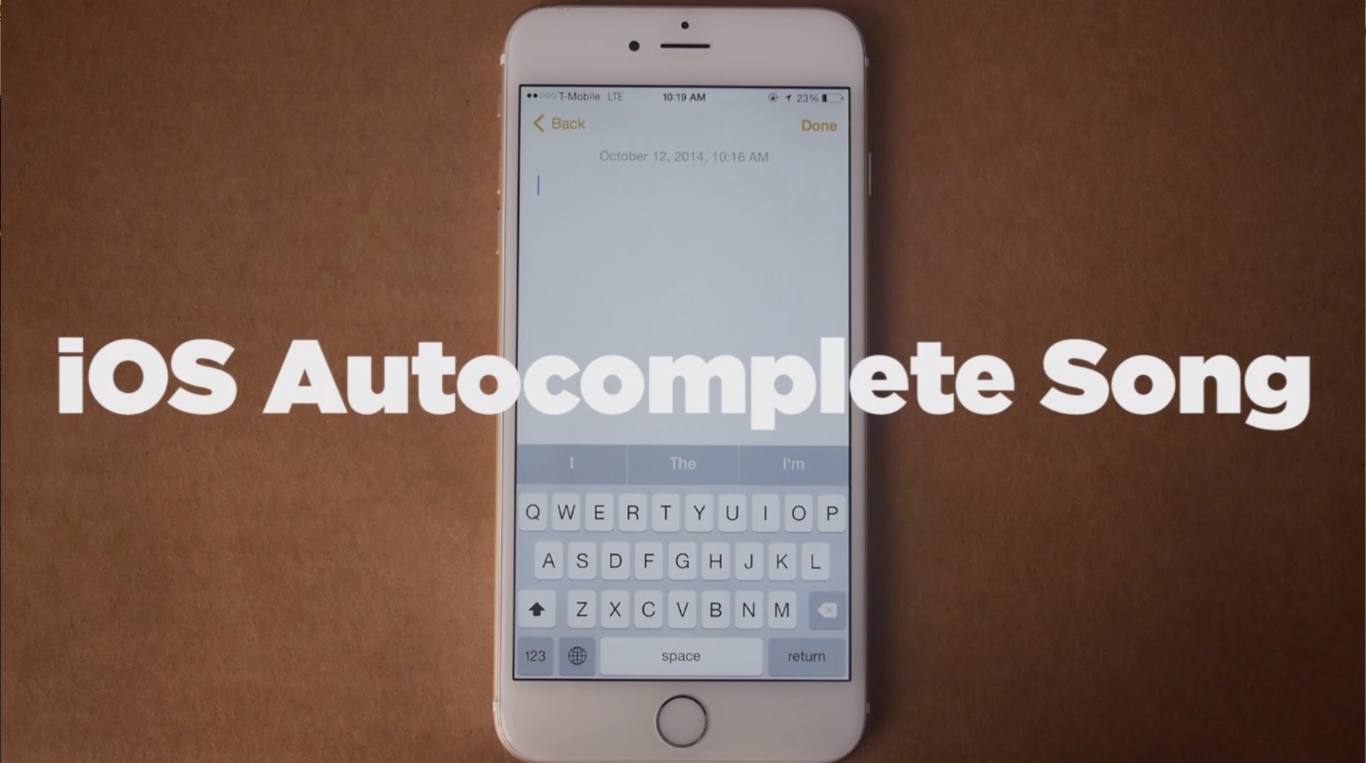 iPhone 6 als Songwriter? Der iOS 8 Autocomplete Song! (Video) 4