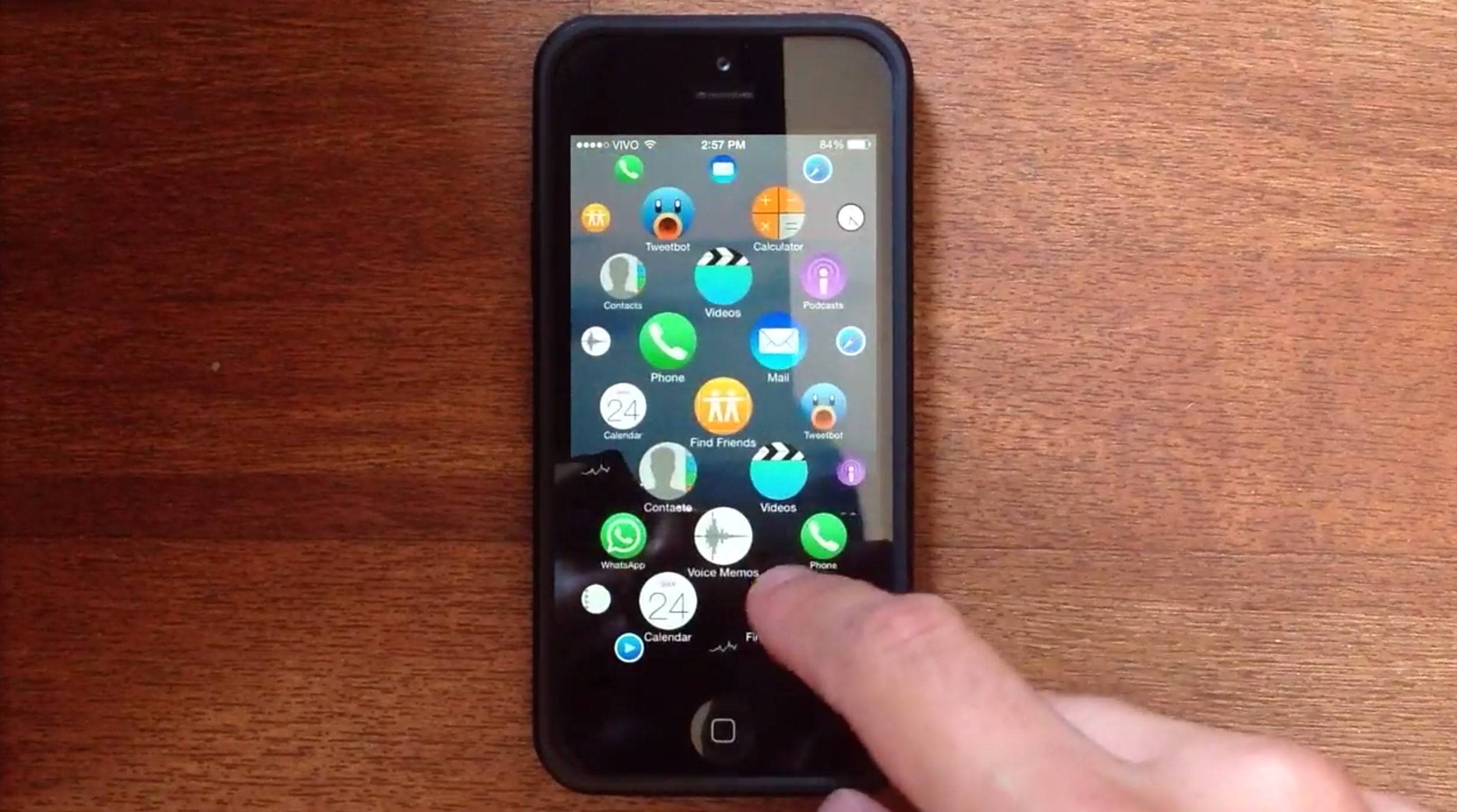 WOW: Apple Watch "iOS 9 iPhone Homescreen" zum Download! 1