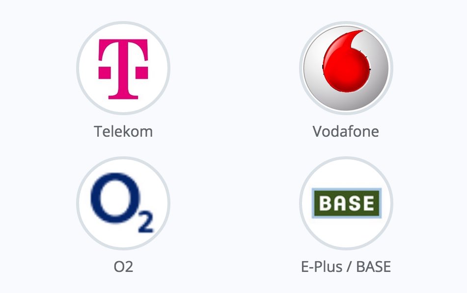 Telekom O2 Vodafone Oder E Plus Base
