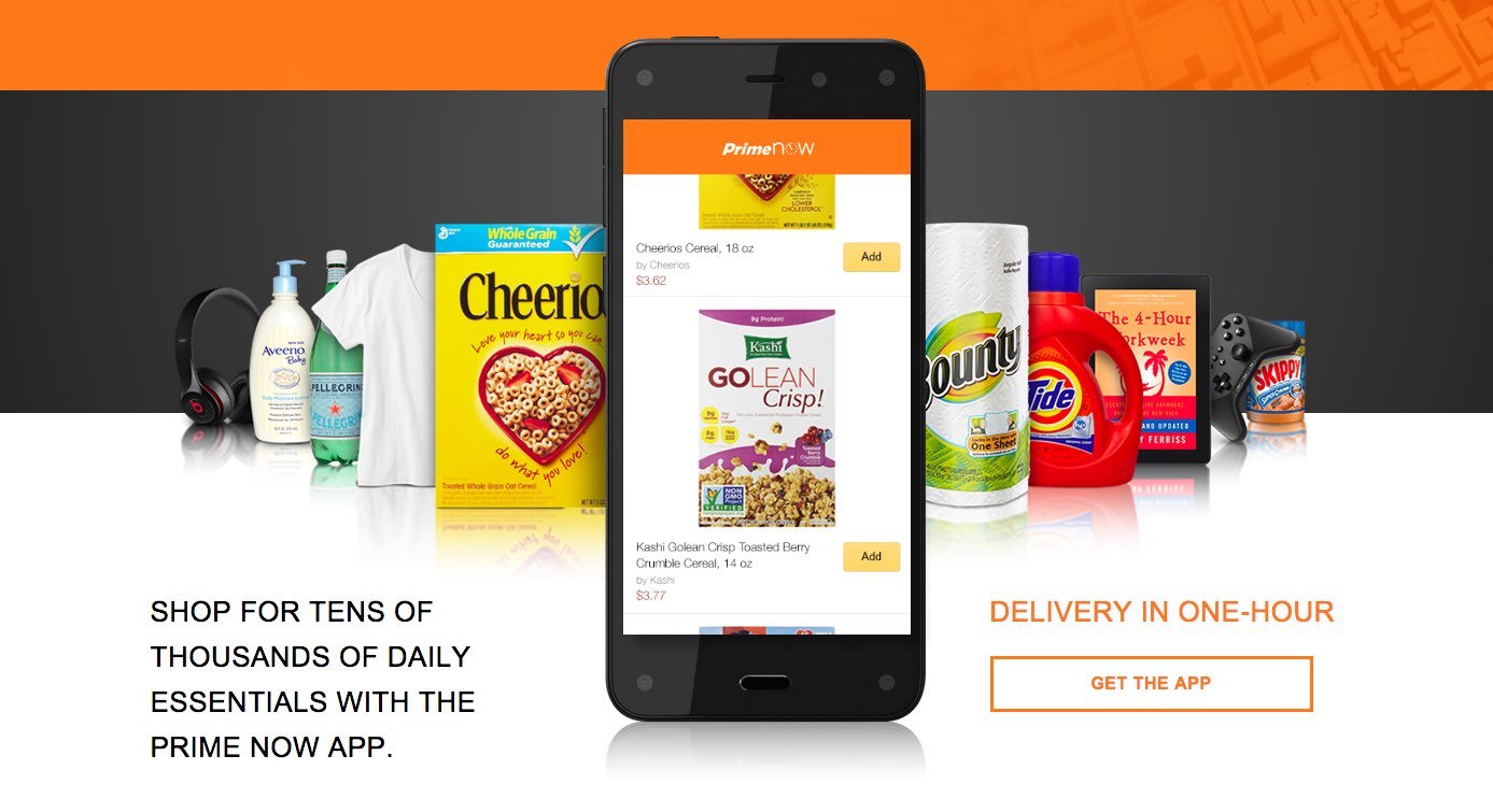 Prime Now: Amazon Lieferung in 1 Stunde 1