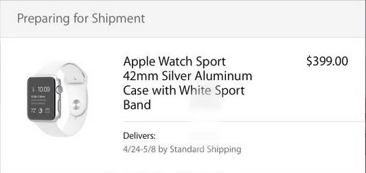 Apple Watch im Versand: erste Bestellungen werden geliefert! 7
