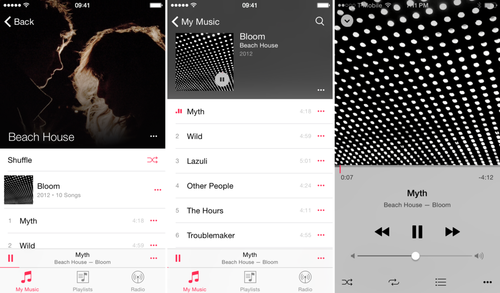 iOS 8.4 Music App (via iDB)