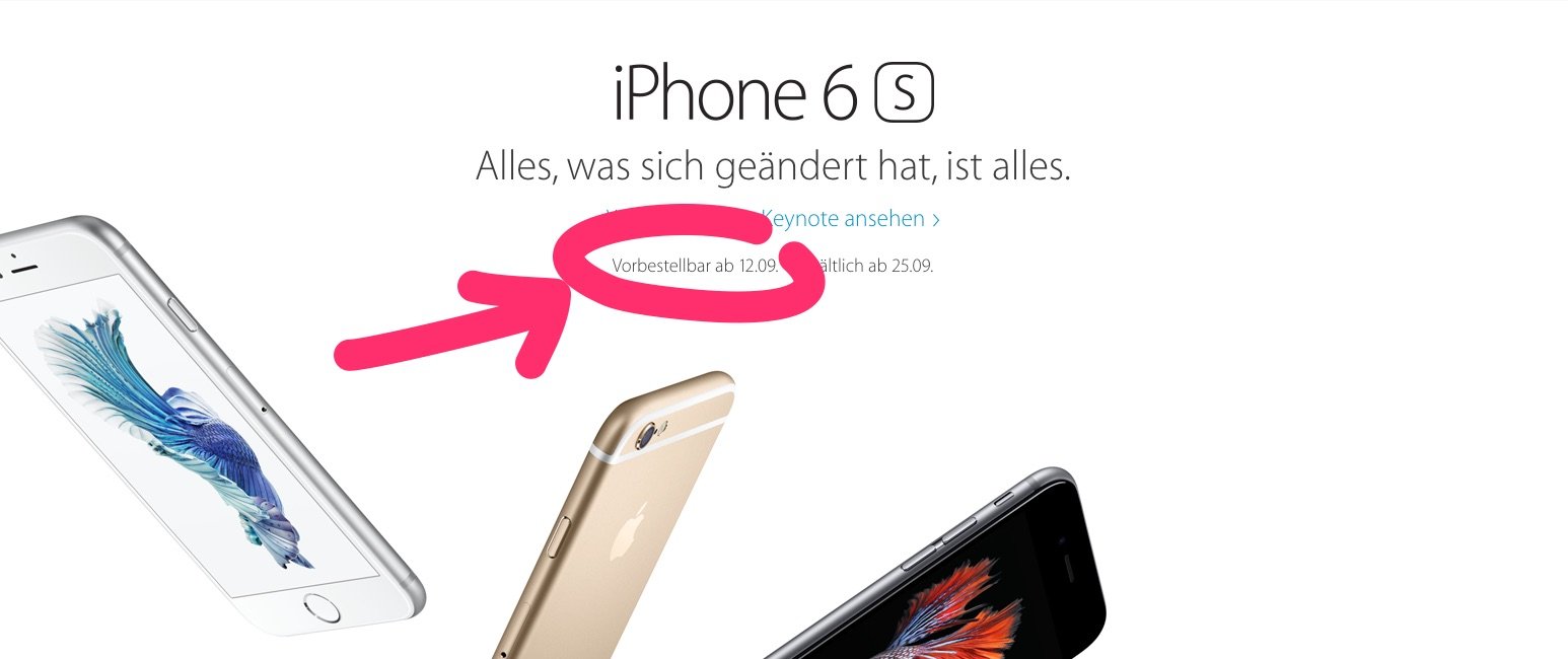12.09.2015 - iPhone 6S Vorbestellung bei Telekom, O2, Vodafone und Apple startet (UPDATE) 2