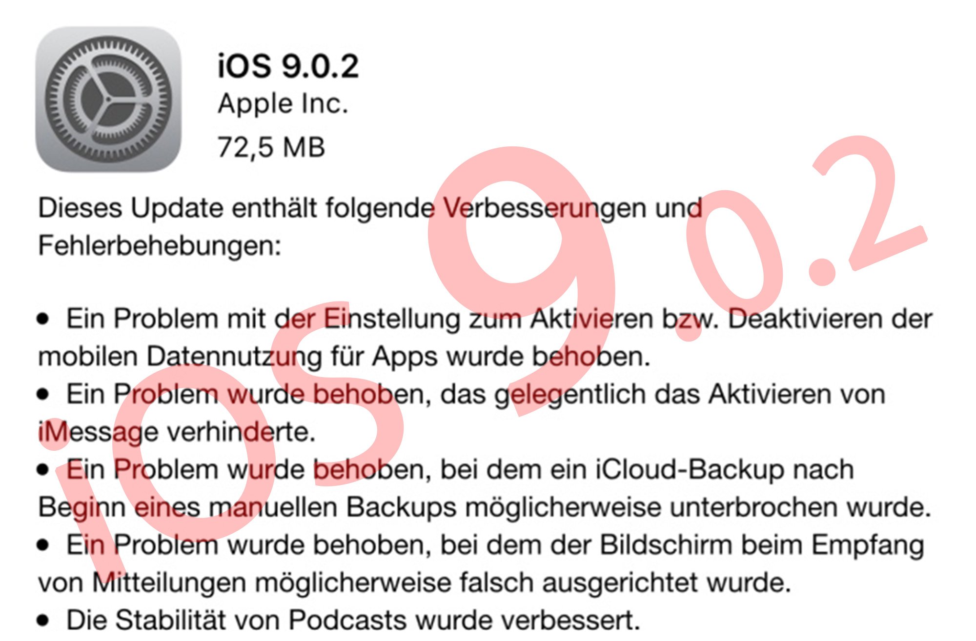 iOS 9.0.2 Update und iOS 9.1 Beta 3 zum Download 1
