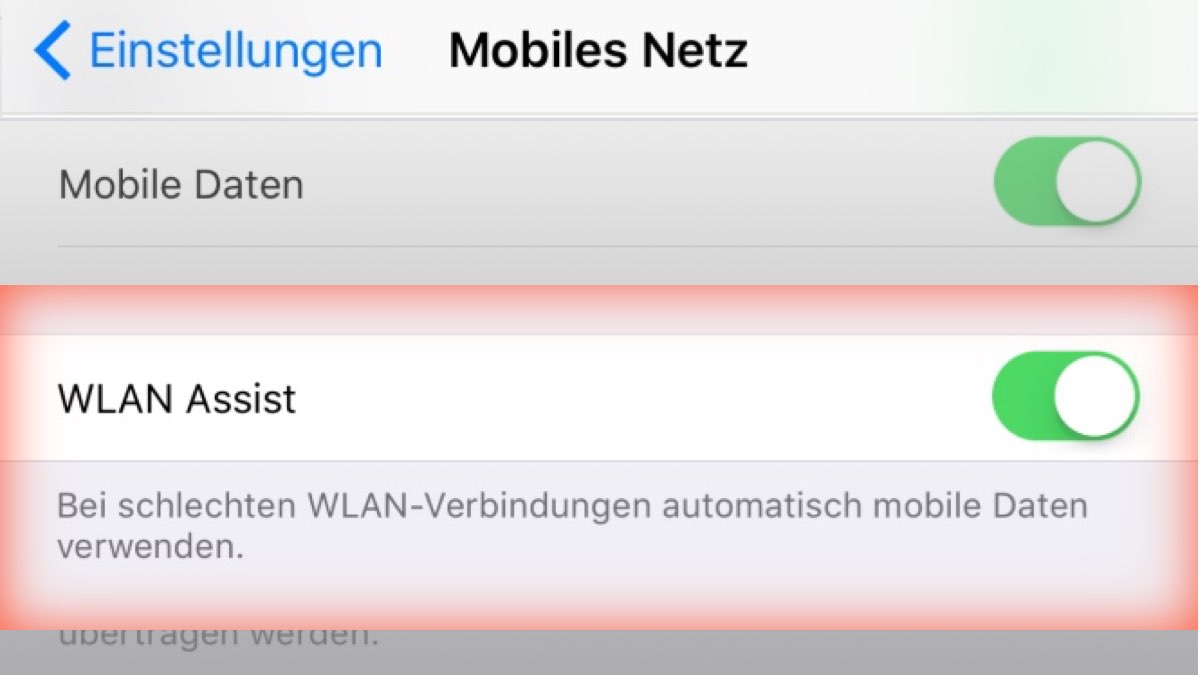 iOS 9: WLAN-Assist sorgt für mehr mobilen Datenverbrauch! 8