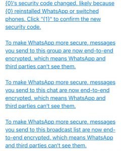 WhatsApp End-to-End Verschlüsselung