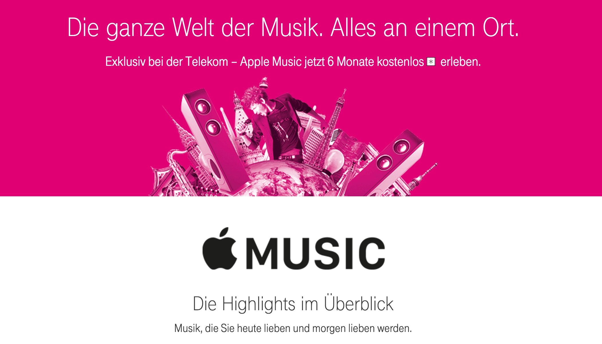 Apple Music: 6 Monate kostenlos bei Telekom 2