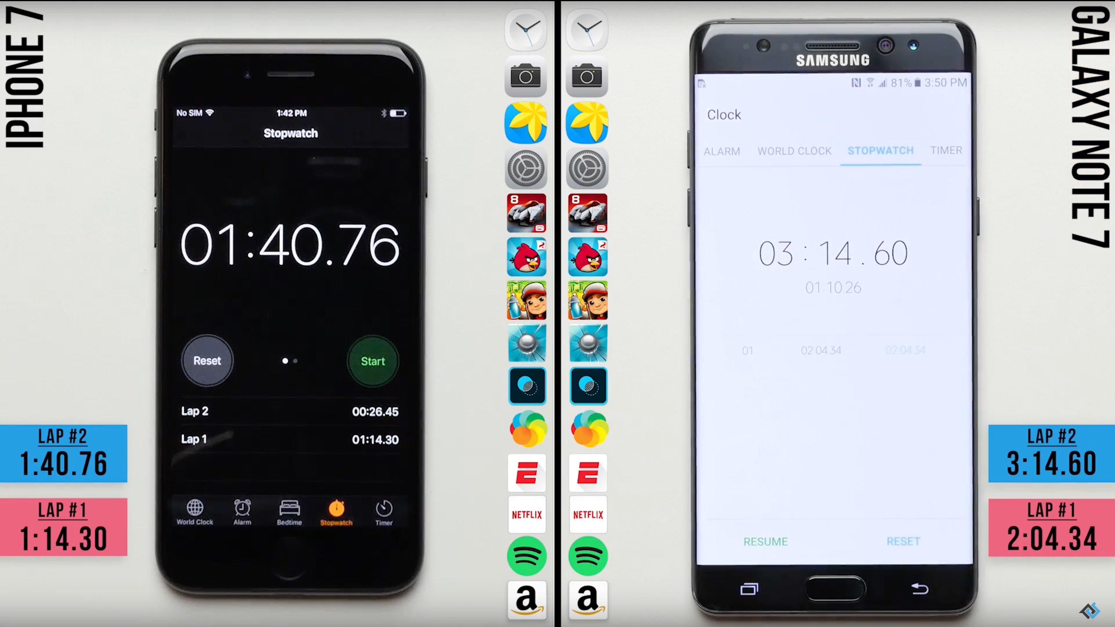iPhone 7 macht Samsung Galaxy Note 7 beim "Real-World" Speedtest platt 1