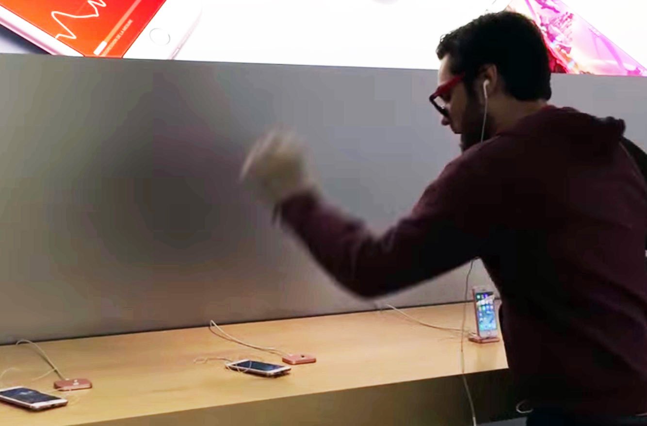 Franzose wütet im Apple Store: Sachschaden zehntausende Euros! 5