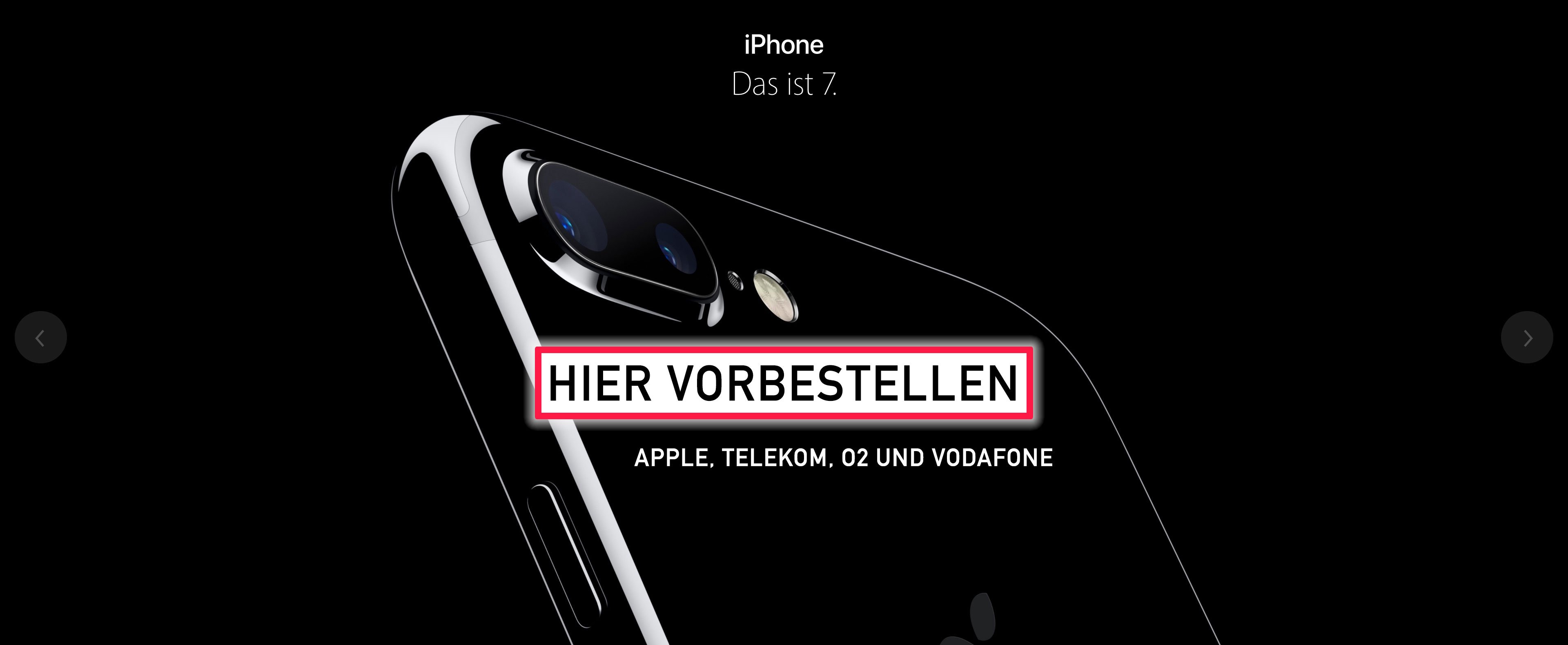 Apple iPhone 7: Reservierung und Abholung am 17. September möglich 2