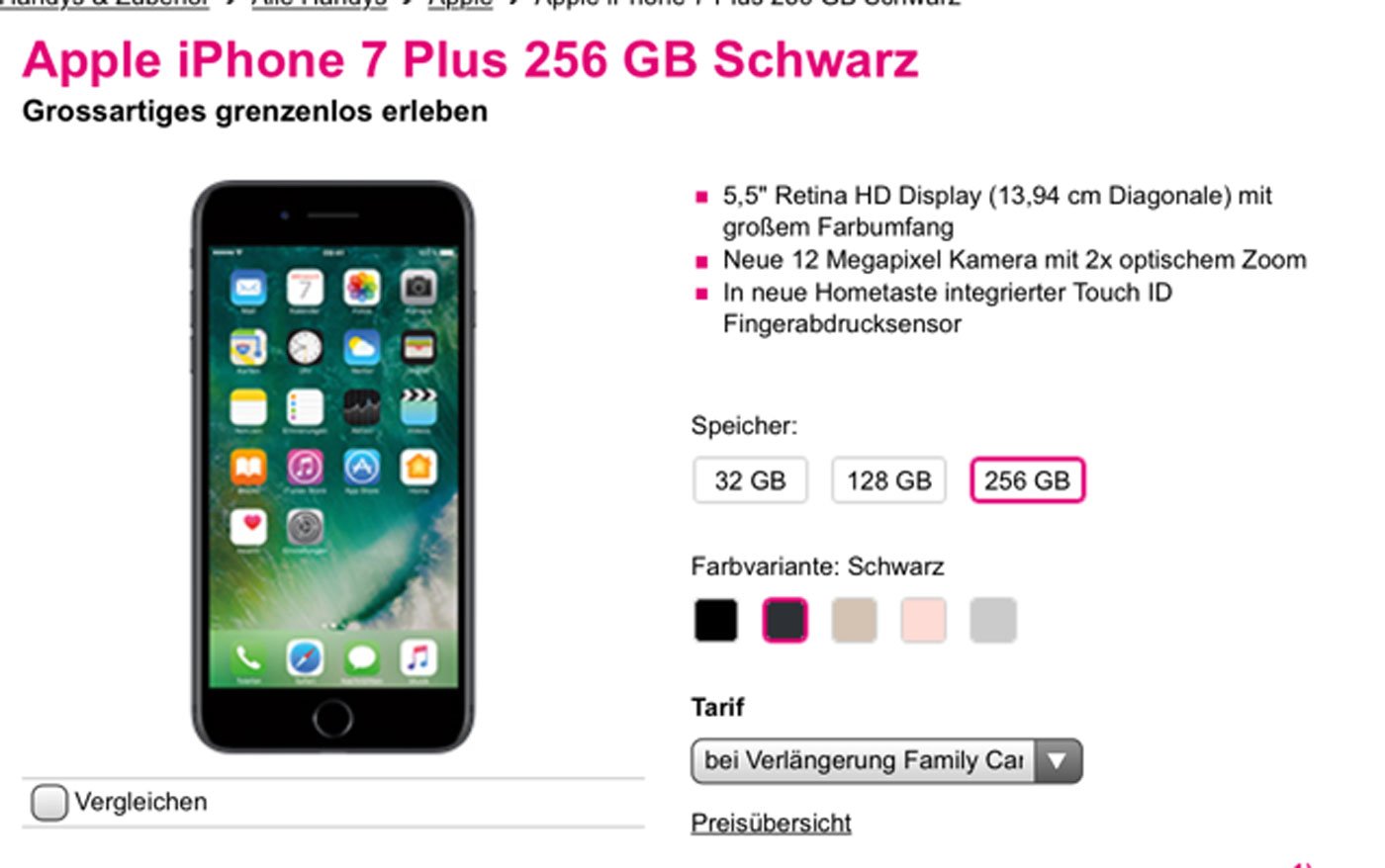 iPhone 7 Vertragsverlängerung (VVL) bei Telekom bereits möglich! 1