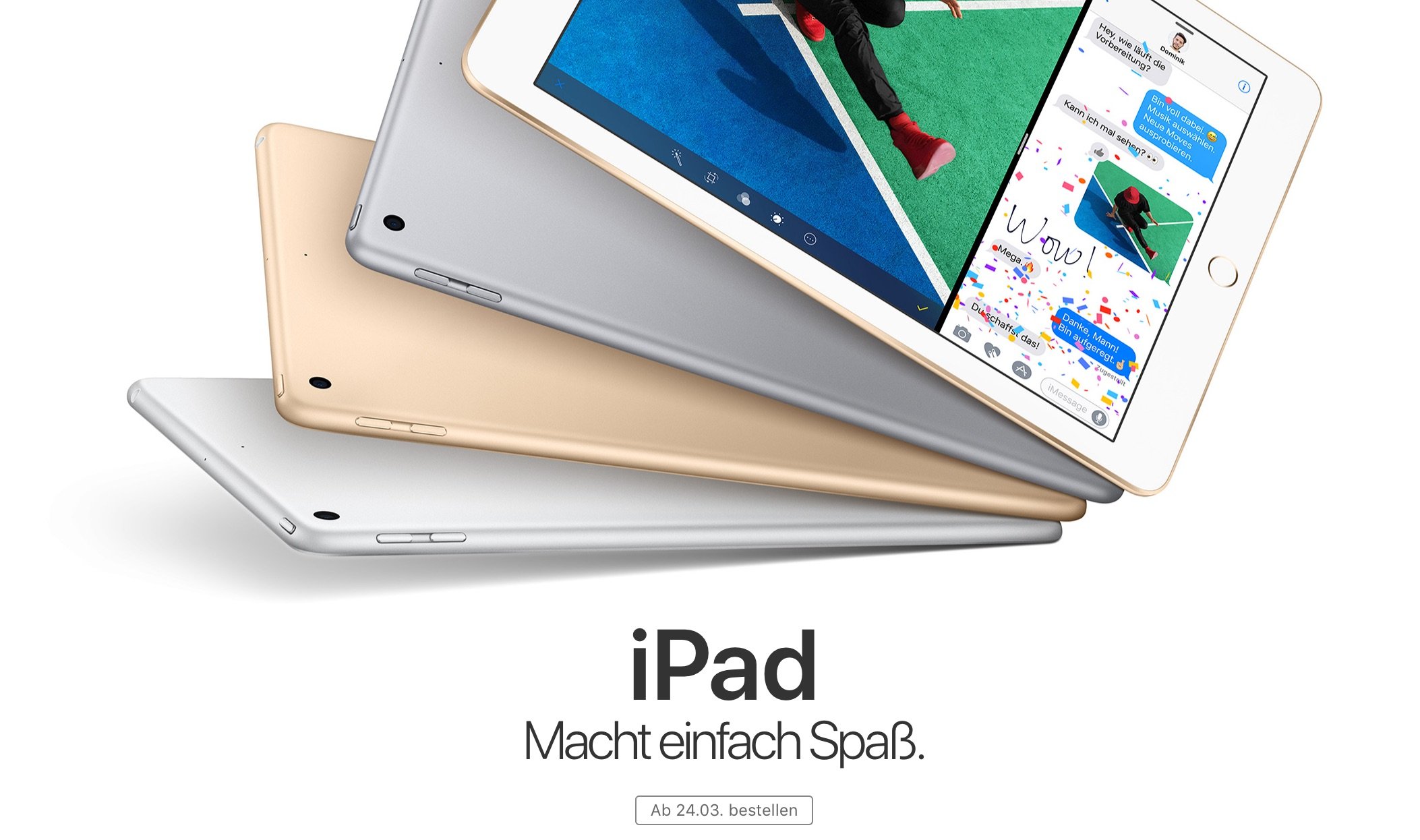 Apple iPad 9.7: Nicht in Entwickler-Logs aufgetaucht 1