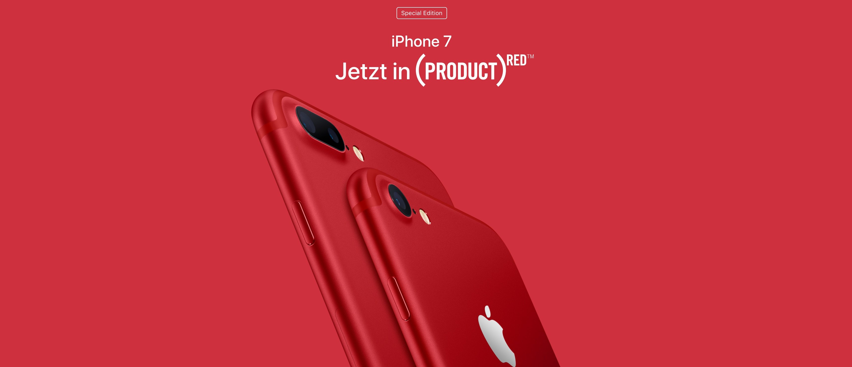 Knallrote Special Edition: rotes iPhone 7 & iPhone 7 Plus (PRODUCT)RED 5