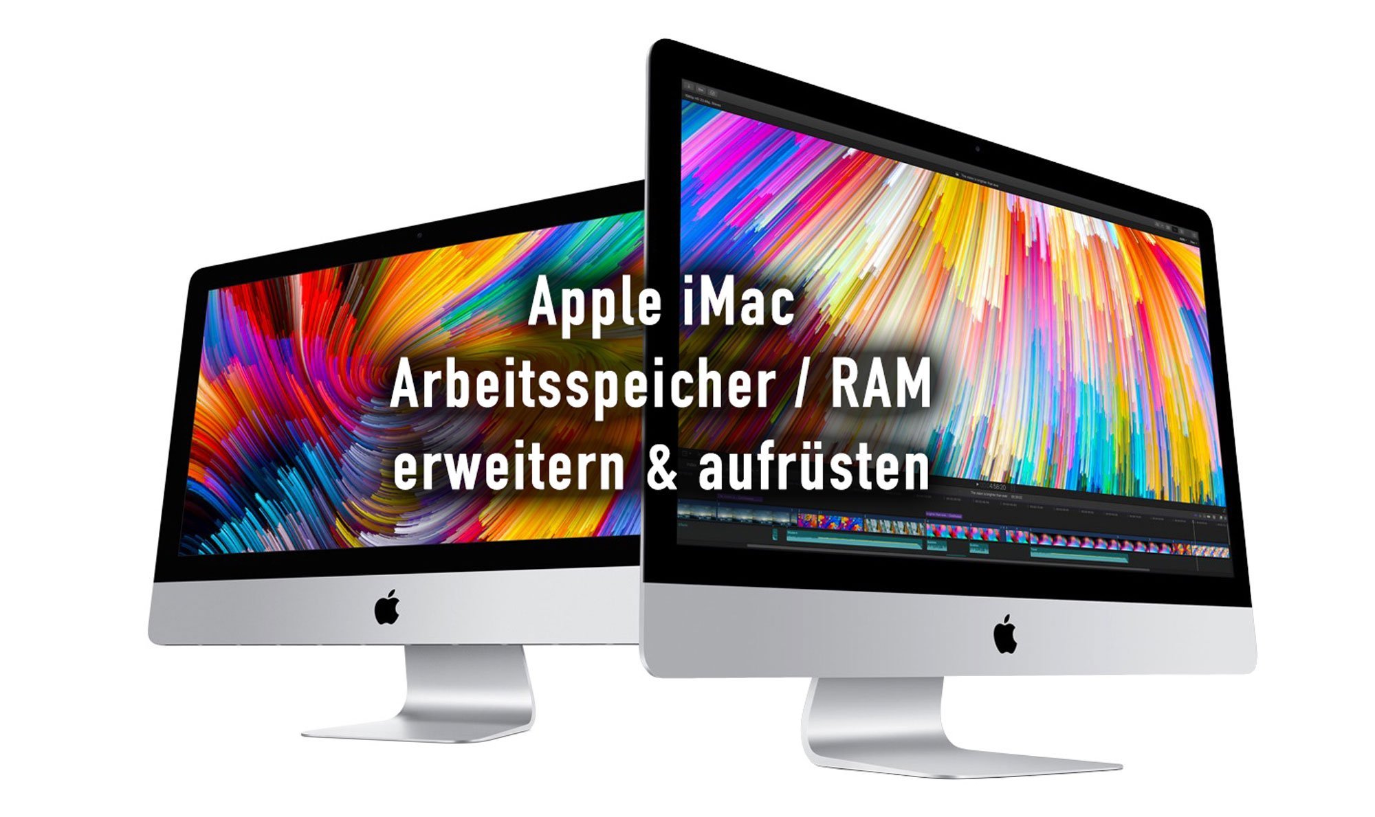 iMac RAM erweitern: Arbeitsspeicher beim iMac aufrüsten 1