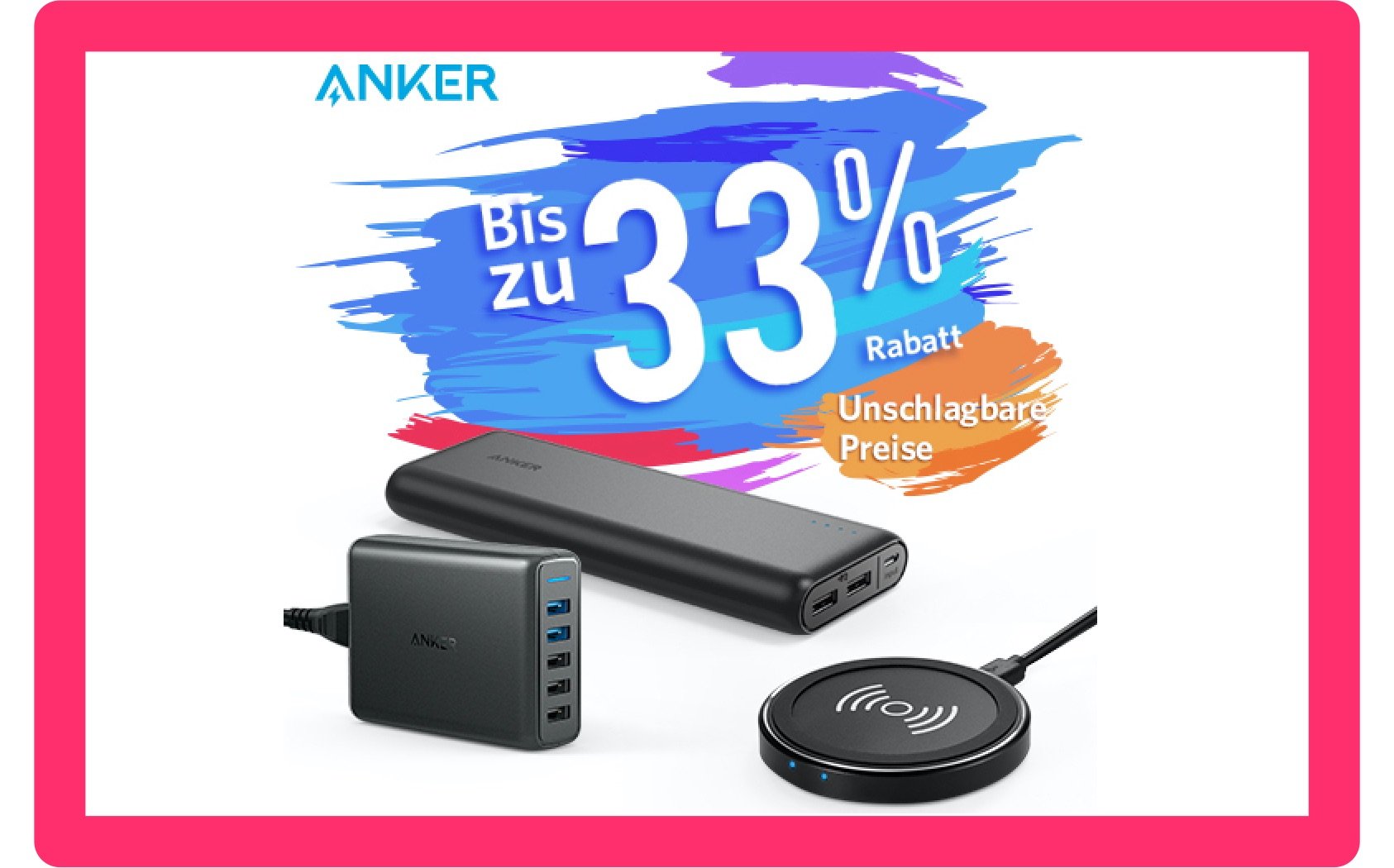 Cyber Monday Aktion: Anker Powerbanks & Ladegeräte mit 33% Rabatt 1